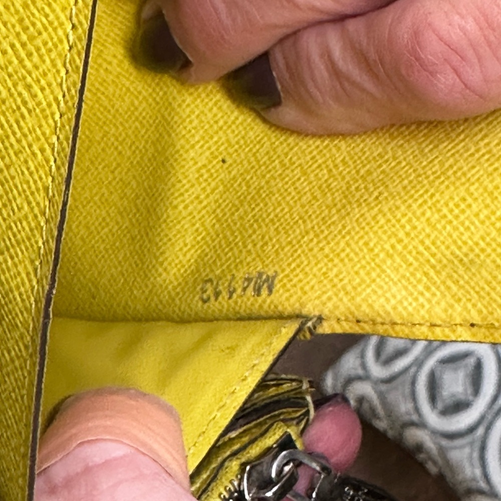 Louis Vuitton Monogram Yellow and Brown Clutch - Picture 12 of 14
